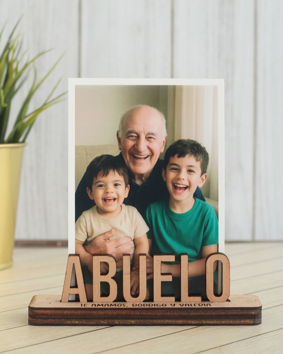 Cuadro Abuelo Madera