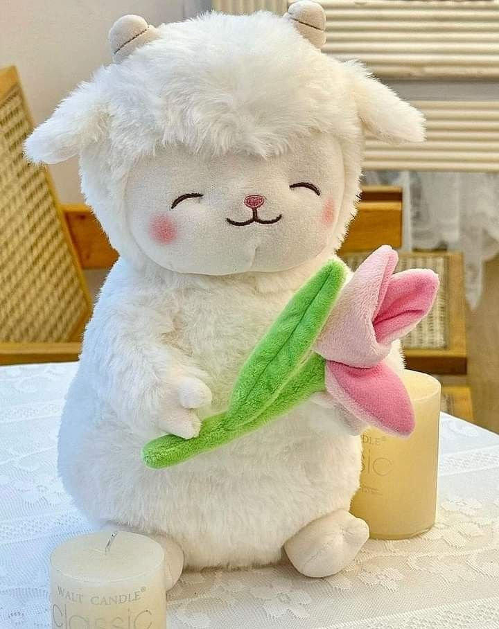Peluche Ovejita Sweet con Tulipán